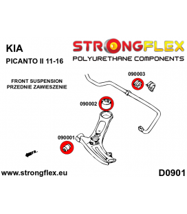 090003A: Front anti roll bar bush SPORT