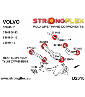 232004A: Rear lower wishbone bush – outside SPORT