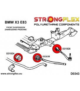 036095A: Front suspension bush kit SPORT