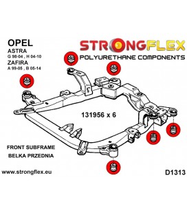 136222B: Front subframe bush kit