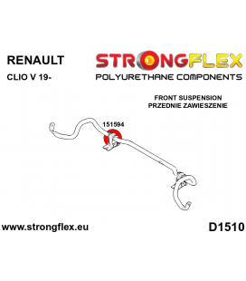 151594A: Front anti roll bar bush SPORT