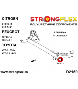 212023B: Rear beam bush