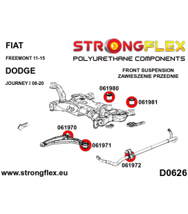 066072A: Front subframe bush kit SPORT