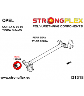 136226A: Full suspension polyurethane bush kit SPORT