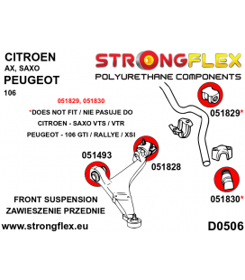 056004B: Full suspension bush kit