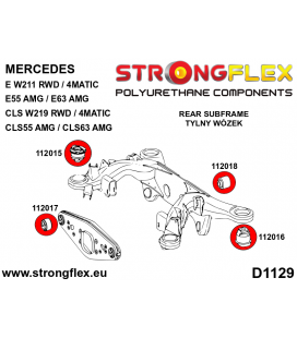 116285A: Full suspension polyurethane bush kit RWD SPORT