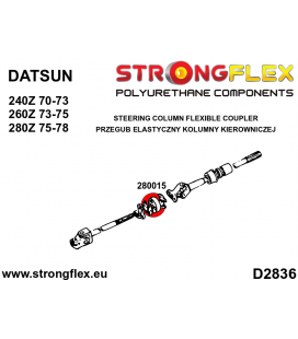 280015A: Steering column flexible coupler SPORT
