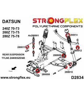 280011B: Rear anti roll bar bush