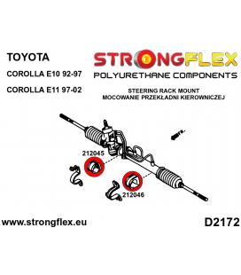 216285A: Full suspension bush kit SPORT