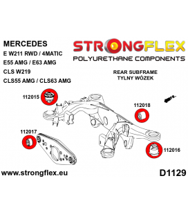 116294A: Full suspension polyurethane bush kit SPORT