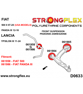 066081B: Front suspension bush kit