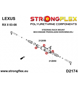 212050A: Steering rack bush SPORT