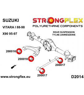 200016B: Rear center wishbone bush "Sergeant"
