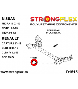 151950B: Rear beam bush