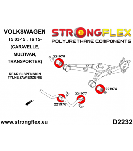 226236B: Full suspension bush kit