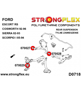 070028A: Rear control arm - inner bush SPORT