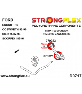 070023A: Front wishbone bush – inside SPORT