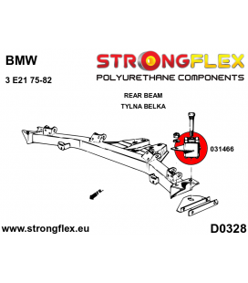 036127B: Rear suspension bush kit