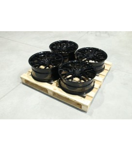 Set of CVR1 20x8 ET20 + 20x9 ET35 5x112 Platinum Black