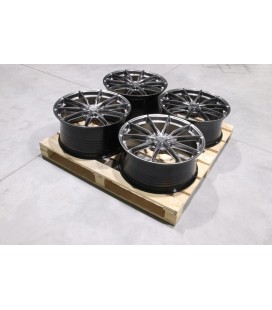 Set of JR37 21x9 ET41 + 21x10 ET40 5x108 Hyper Black