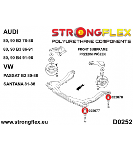 026286A: Full suspension polyurethane bush kit SPORT