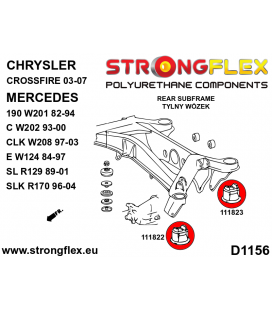 116297B: Full suspension polyurethane bush kit