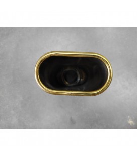 Universal tail pipe (welded) oval gold