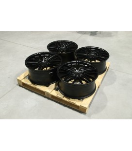Set of JR38 21x9 + 21x9,5 ET35 5x112 Matt Black