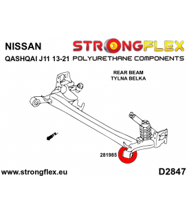 281985A: Rear beam bush SPORT