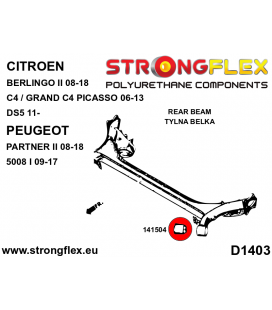 141504B: Rear beam bush