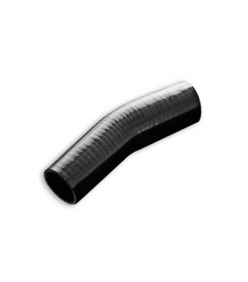 Silicone Reducer elbow 23' 60/70mm Black