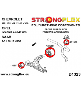 131969B: Front control arm – rear bush