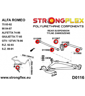 011987A: Rear link bushing SPORT