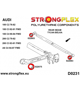 022075B: Rear beam bush