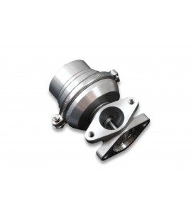 Wastegate 38mm sidabrinis