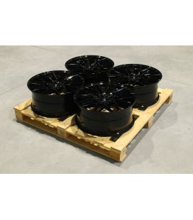 Set of JR28 20x8,5 ET40 5x130 Gloss Black