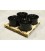 Set of SL01 20x10 ET30 5x112 Gloss Black