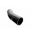 Silicone elbow 23' 63mm Black
