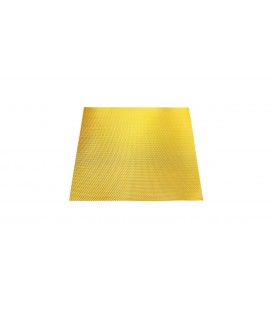 Turboworks karščio apsauga aliuminė perforuota auksinė 0,5mm 30 cm x 30 cm
