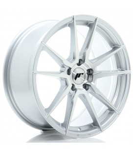 JR Wheels JR21 18x8 ET40 5x112 Silver Machined Face