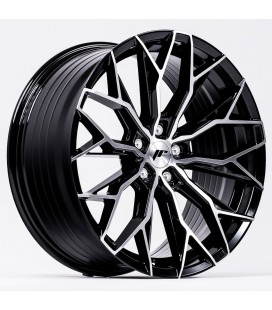 JR Wheels JR49 20x10 ET20-48 5H BLANK Gloss Black Machined Face