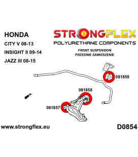 081857A: Front wishbone – front bush SPORT