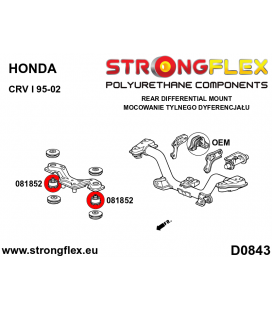 081852B: Rear diff mount - front bush