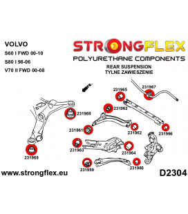 236215B: Full suspension bush kit