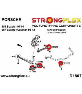 181913A: Rear track rod bush SPORT