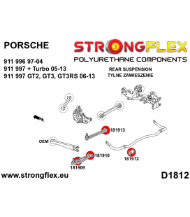 181913A: Rear track rod bush SPORT