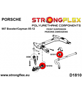 181911A: Front anti roll bar bush SPORT
