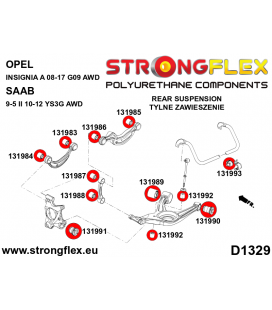 136237A: Front and rear suspension kit SPORT
