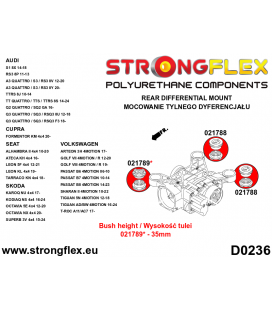 226240A: Full suspension polyurethane bush kit SPORT