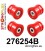 276254B: Rear subframe bush kit